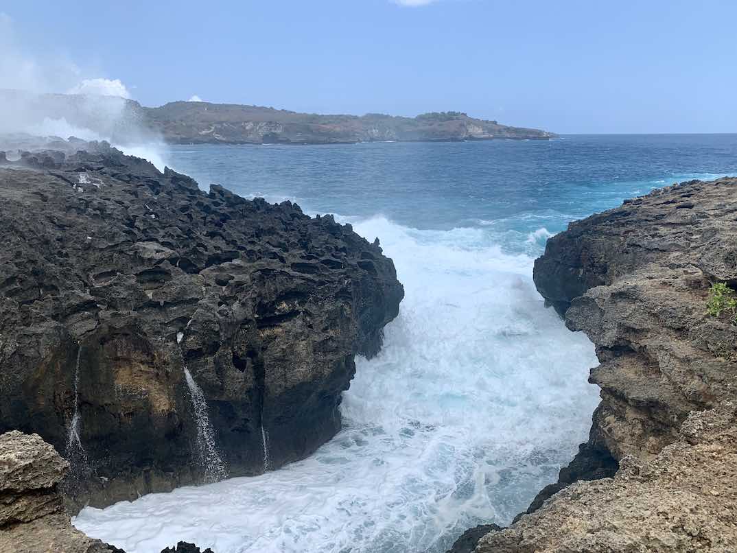 Angel Billabong Nusa Penida Bali Setelah gelombang