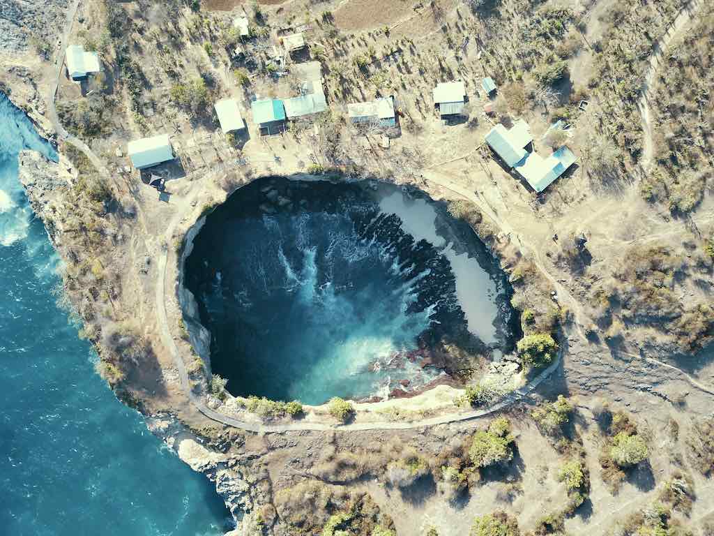 Broken Beach Nusa Penida Bali Pasih Uug drone