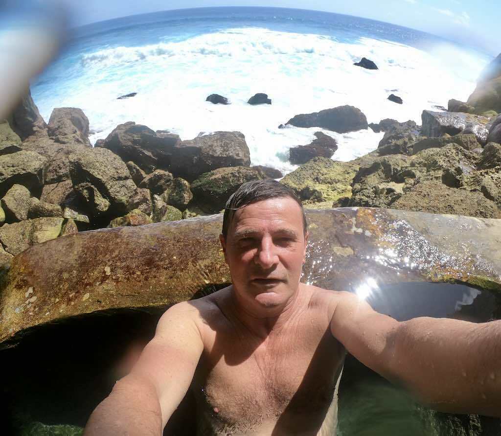 Kolam air terjun Guyangan Nusa Penida Bali