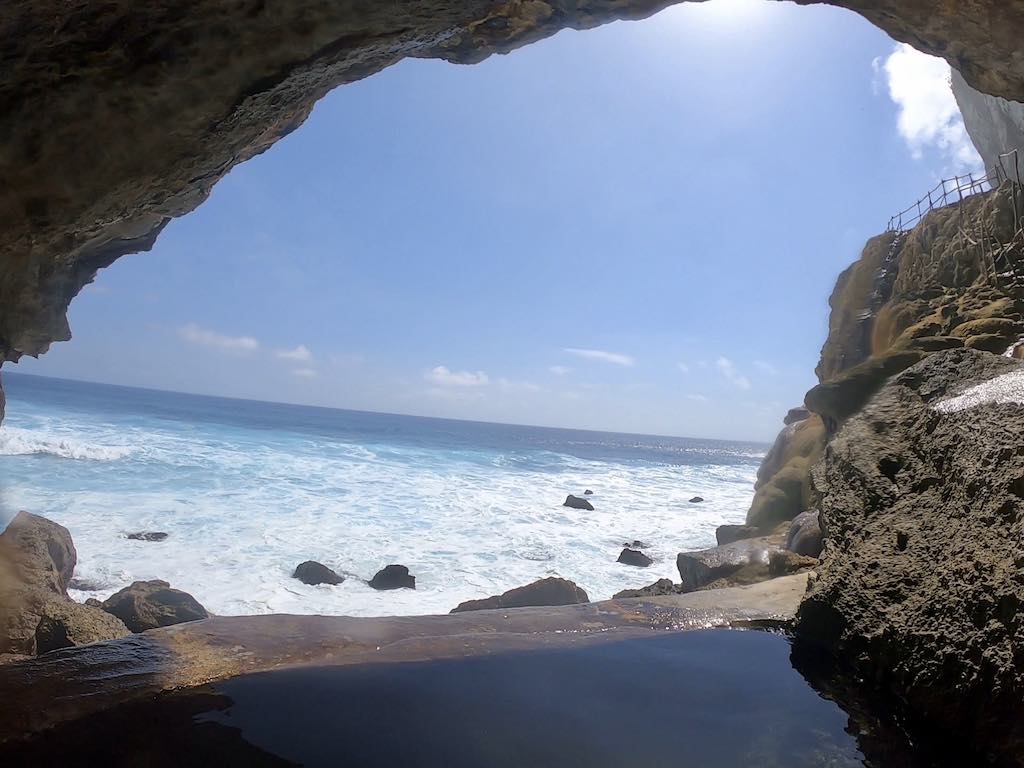 Kolam air terjun Guyangan Nusa Penida Bali