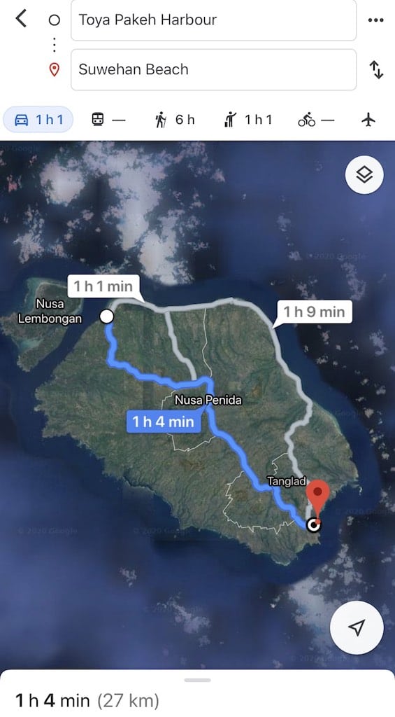 How to get to Suwehan Beach Nusa Penida Bali
