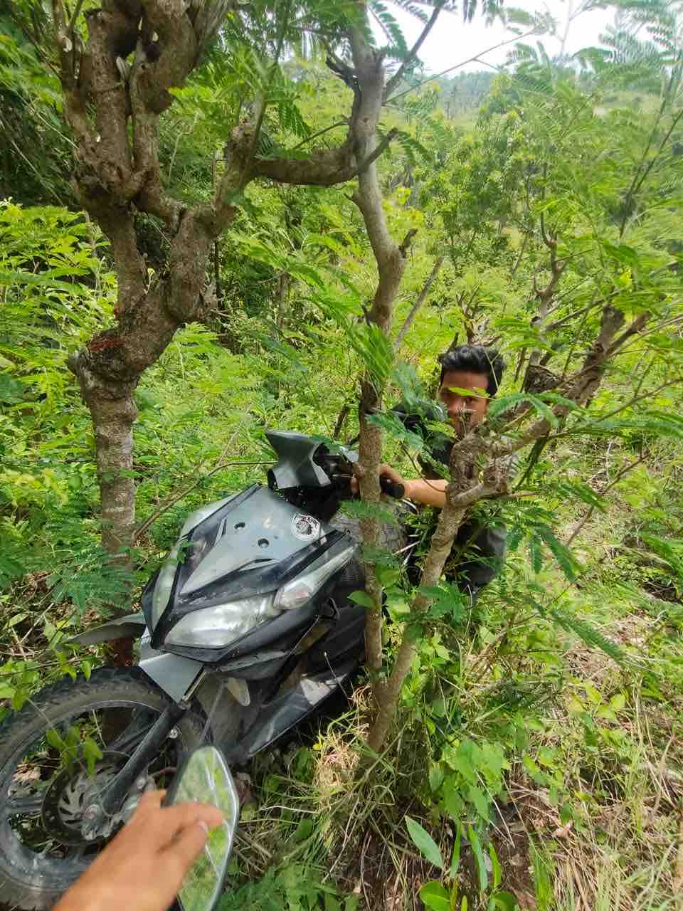 motorbike accident in nusa penida bali