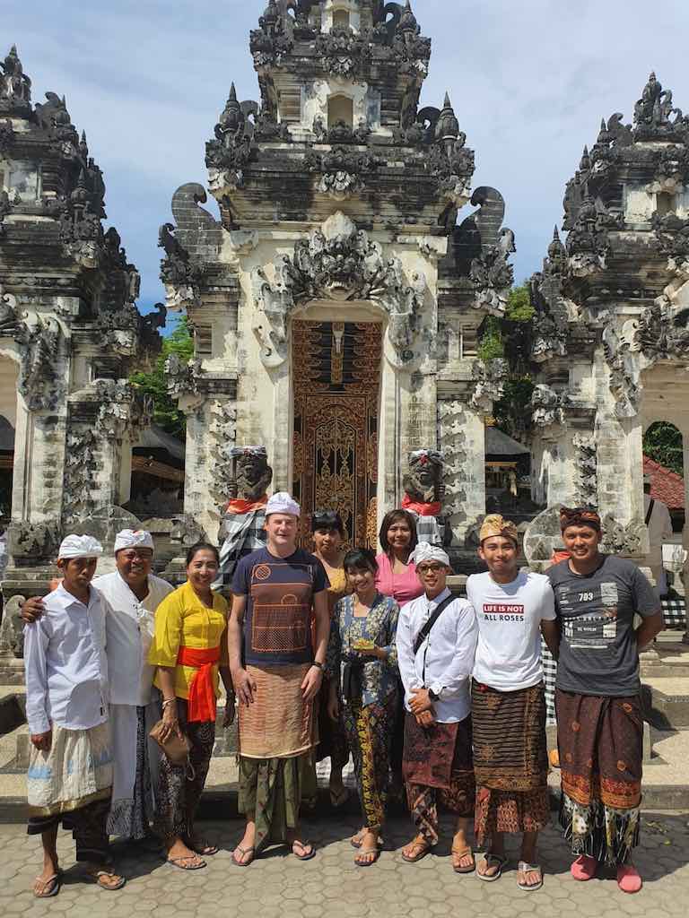 Holy water Pura Dalem Ped History of Nusa Penida Bali