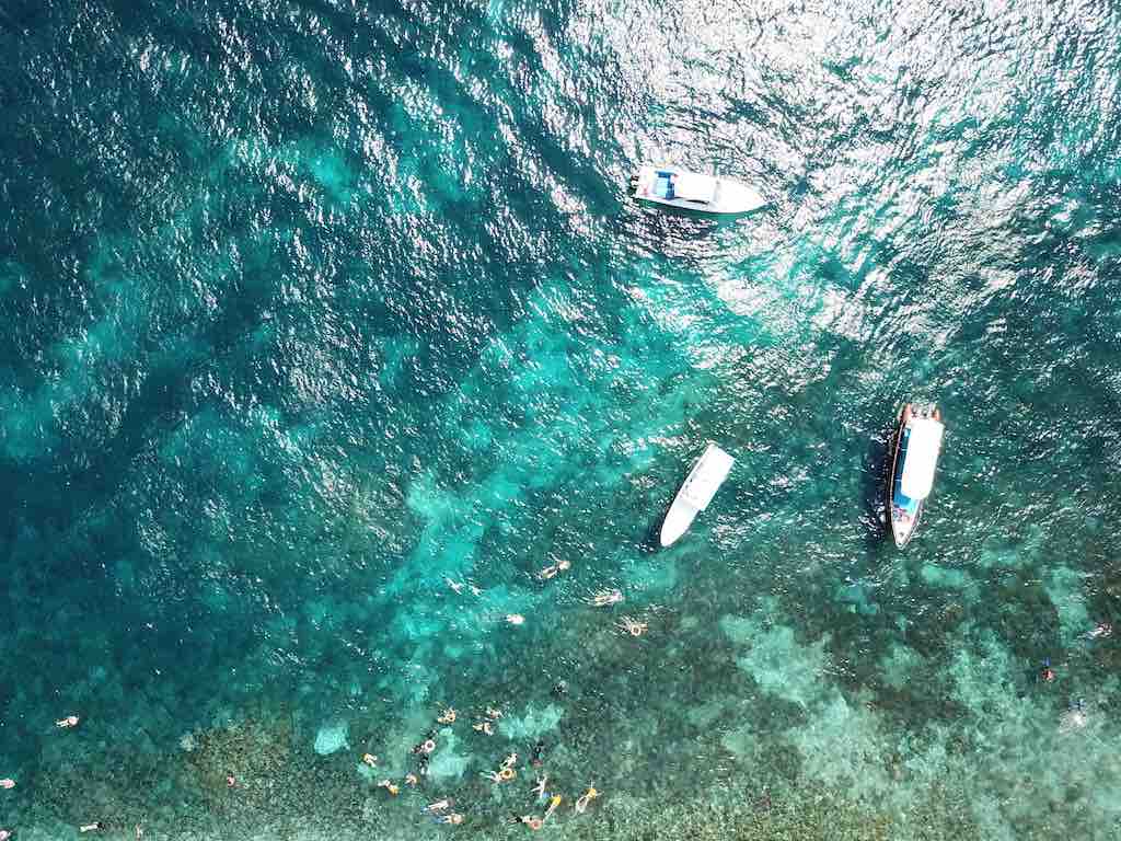 Snorkeling in Nusa Penida at Toyapakeh