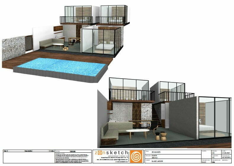 3D villa 3 bedrooms land for sale Nusa Penida