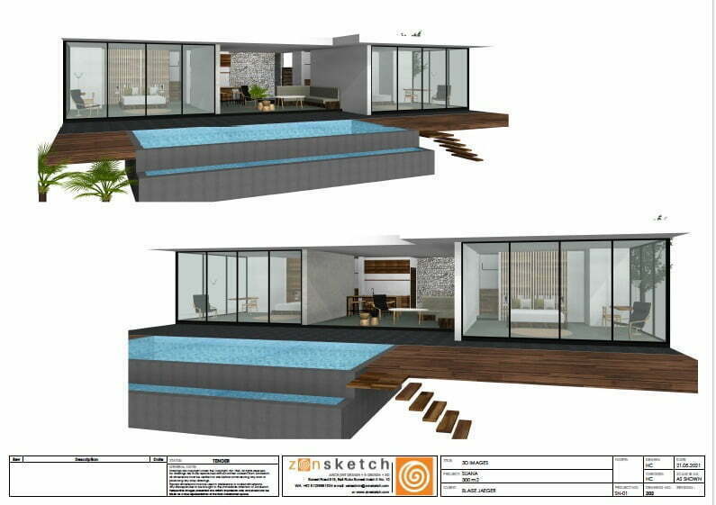 3D vila 2 kamar tanah dijual Suana Nusa Penida