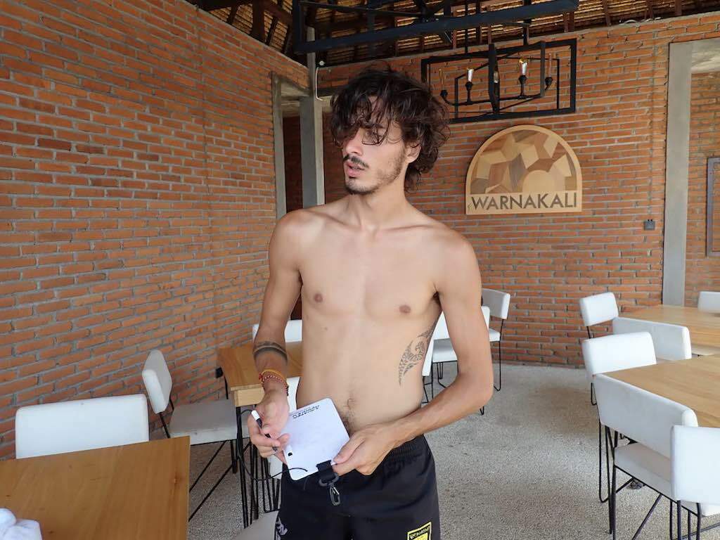 Arthur at Warnakali Nusa Penida Bali