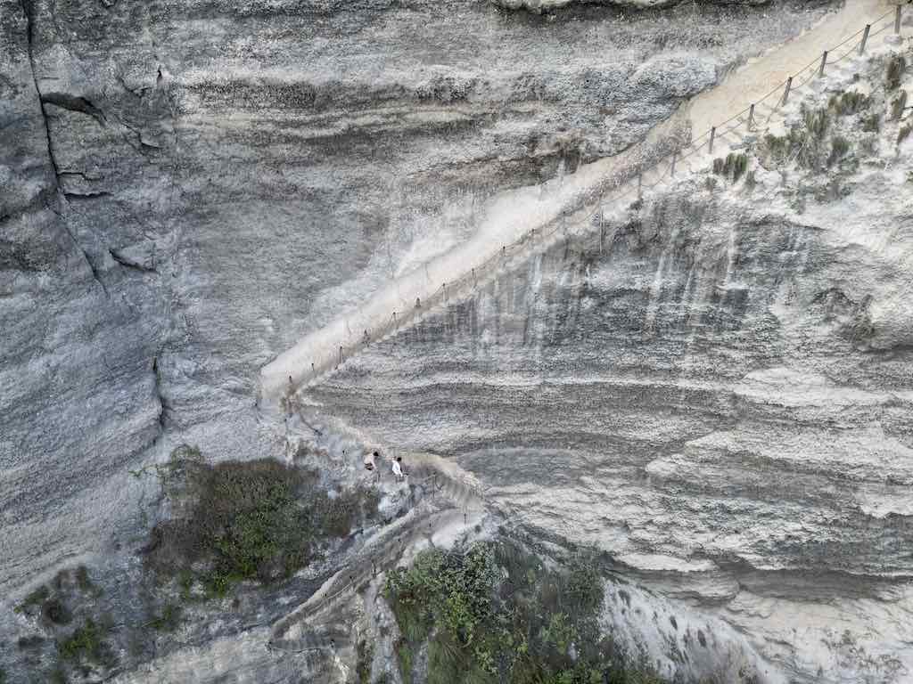 Diamond Beach Nusa Penida Bali stairs