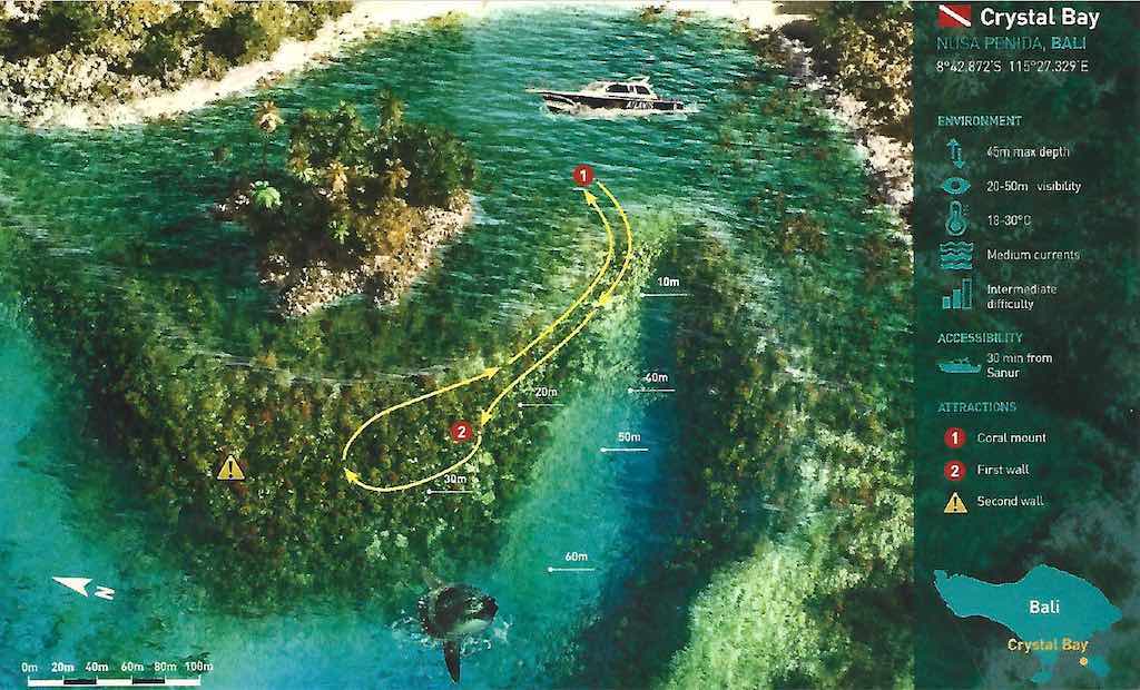 Crystal Bay dive site Dune Penida